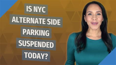 Alternate side parking suspended today - See full list on nyc.gov 